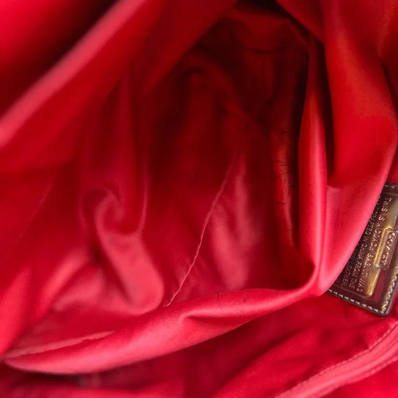 Coach Poppy graffiti tote Purse y2k - Picture 9 of 11